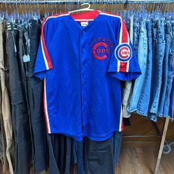 MLB Chicago Cubs Majestic Baseball Jersey Size Xl 