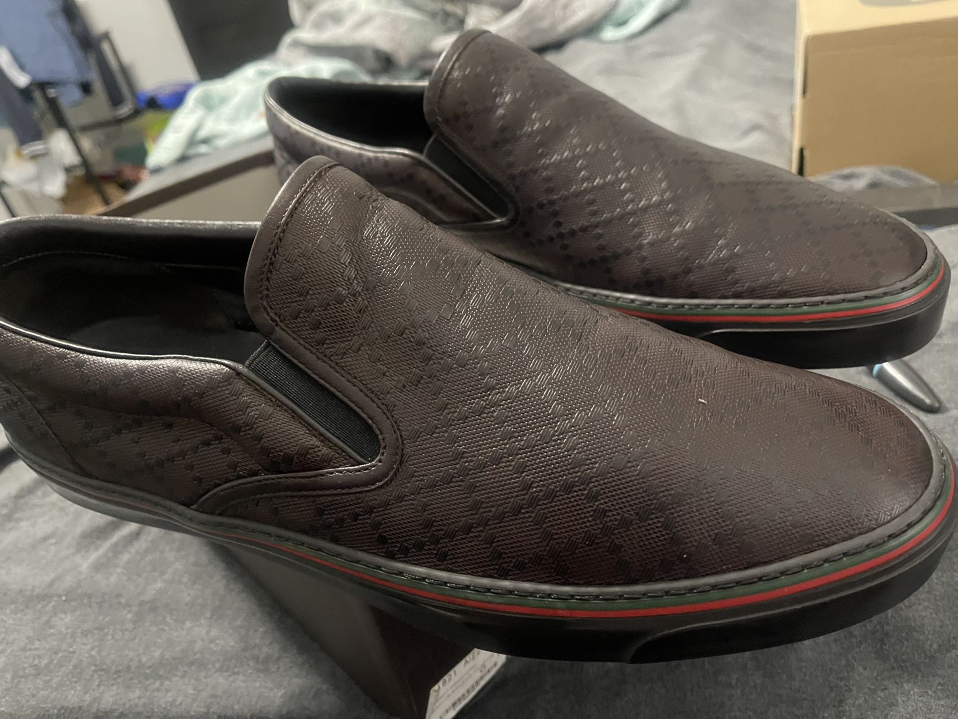 Gucci Diamanté Slip on Size 14.5