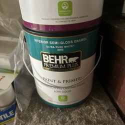 Behr Interior Semi Gloss, Ultra Pure White$30