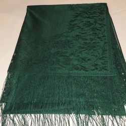 GREEN LONG SCARF FROM TURKEY 