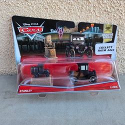Mattel Disney Pixar Cars Stanley And Lizzie Radiator Springs 2 Pack NEW