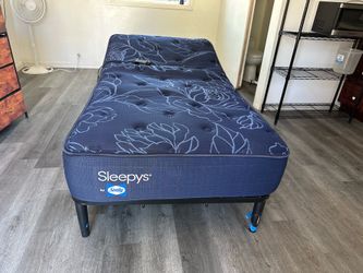 Sleepy’s by Sealy Adjustable Bed + Twin Mattress