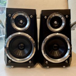 A Pair Of Panasonic Bi-Wire HiFi Stereo 70w x2 Speakers 140watt Total SB-PM29 