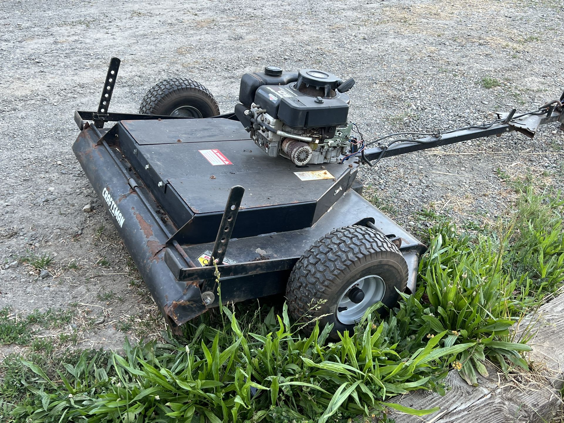 Craftsman 42” tow behind atv lawn mower trail field mower for Sale in