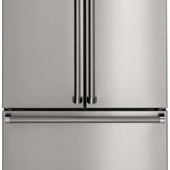 Viking 3 Series  RVFFR336SS 36 Inch Counter Depth French Door Refrigerator with 19.86 Cu. Ft. Capacity, Air Purification, ColdZone Drawer, Adjustable 