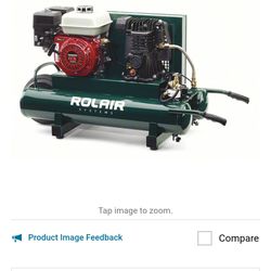 Rollair gas portable air compressor