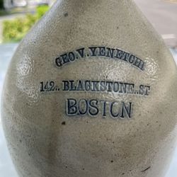 Great Merchant Jug From Boston