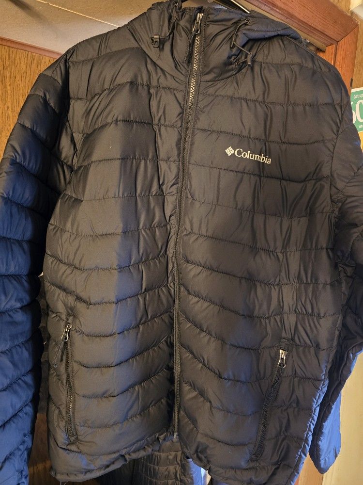 COLUMBIA POWDER LITE 2 PUFFER WITH HOOD