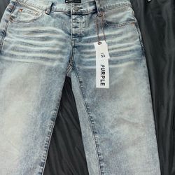 Purple Jeans Size 33 Blue