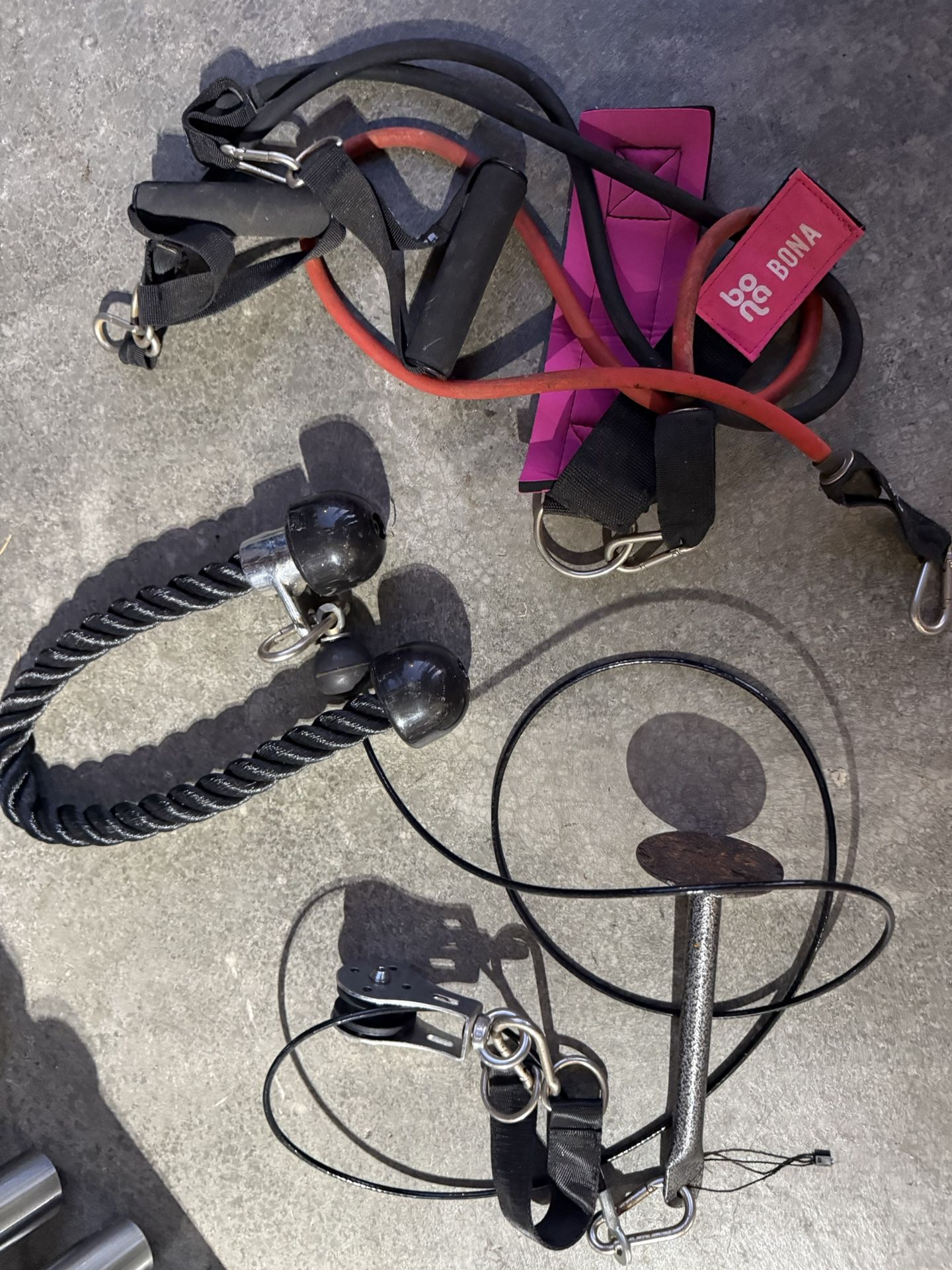 Weights Rope Pulley Handles