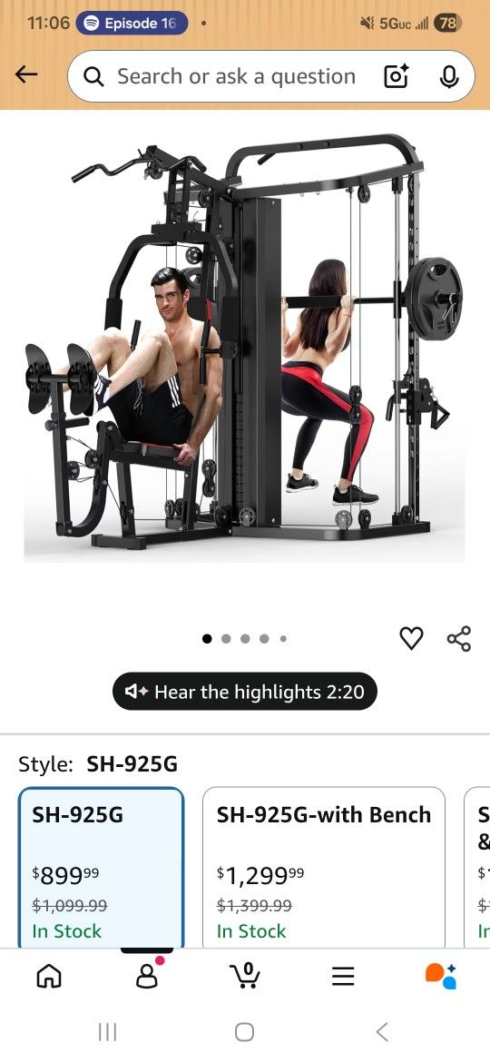 Home gym