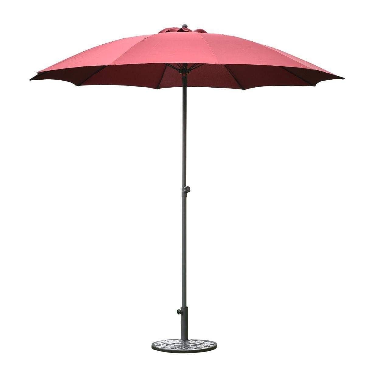 Outdoor Shade Umbrella Large Parasol Collapsible Folding Deck Garden Yard Patio Furniture