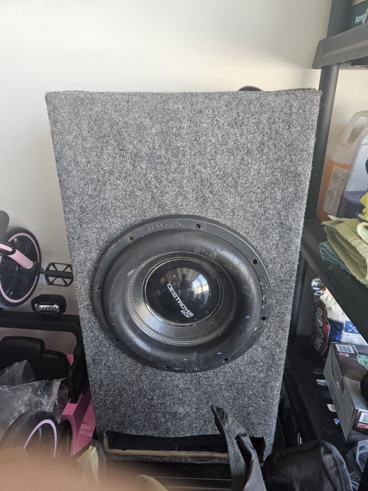 Destroyer 12D2 12" 1200 car audio subwoofer sub