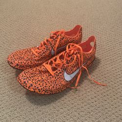 Brand new Nike ZoomX Dragonfly track spikes (orange colorway)