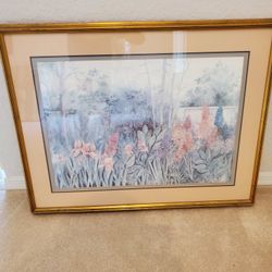 Mary Bertrand Framed Tree/Floral Print