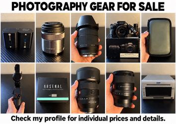 Sony  camera lens new a7iv camera Shutter 847  50mm 1.2-sony-canon battery lens Photography gear for sale! Check my profile for individual prices and
