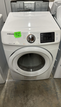 Samsung Front Load Dryer – Sensor Dry, White, Stackable
