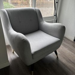 Gray Accent Reading chair 