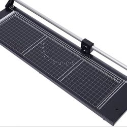 Manual Heavy Duty 36 Inch Rolling Cutter Precision Rotary Paper Trimmer for Photo Paper, Film, Art Paper Jam, Office Paper, Thin Plastic Soft Board, P