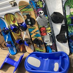 Tons Of Snowboards/shoes Available As Well
