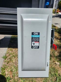 Disconnect switch  100Amp 240 Vl outdoor