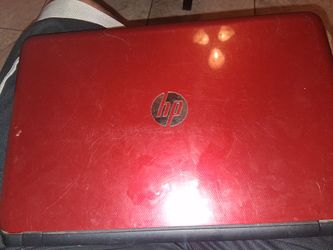 HP Laptop Red