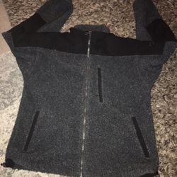 Kuhl Vintage Alf  Fleece Jacket Full Zip Men’s XL Gray And Black