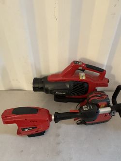 Jonsered 58v battery operated blower and weedeater * NEEDS BATTERY*