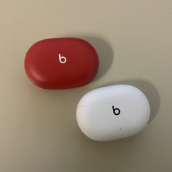Beats Studio Buds True Wireless Noise Cancelling Earphones Color Red or White 