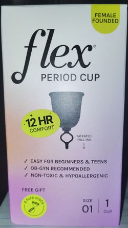 Flex Period Cup Size1; Plus 2 Flex Discs