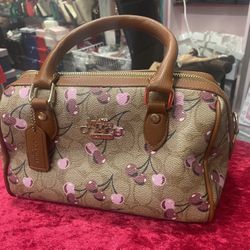 Coach Cherry Print Satchel – New