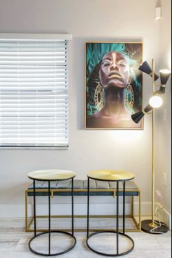 Bench & End Table Set