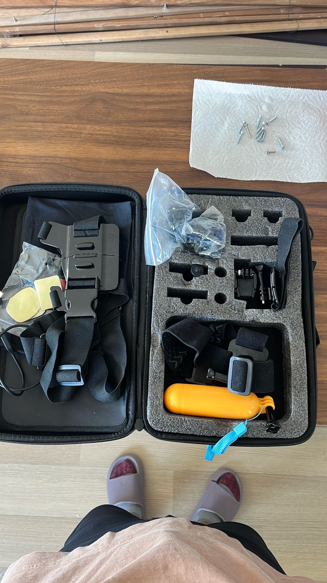 Go Pro Attachment Kit And Case