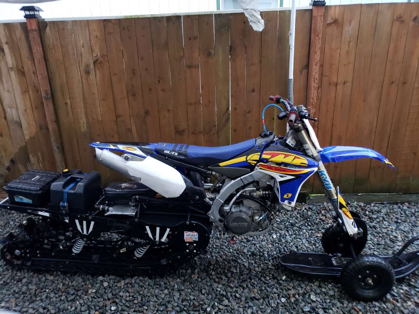 Turboed Yamaha Snowbike