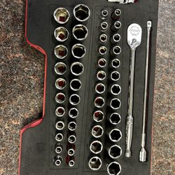 Snap On Tools 51pc 3/8 6 Point Metric/sae Set 
