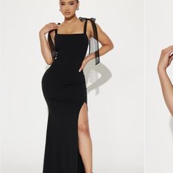 Fashion nova Gown Black Dress 