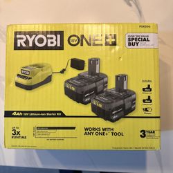 Ryobi 4 Ah Battery Kit 