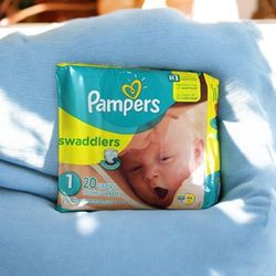 Pampers Swaddlers  (7$ For 1 Pack & 14$ For 2 Packs)