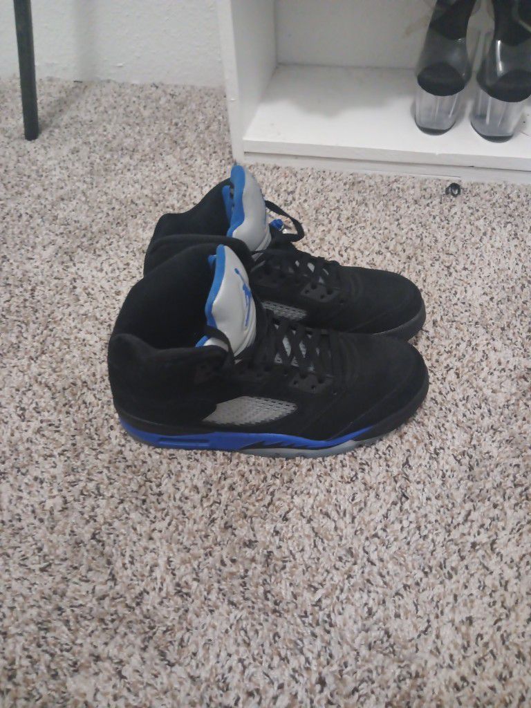 Blue And Black Jordan 5 