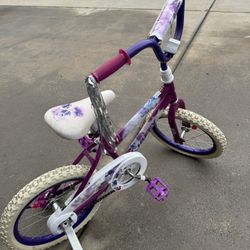 Girls Bike With Training Wheels