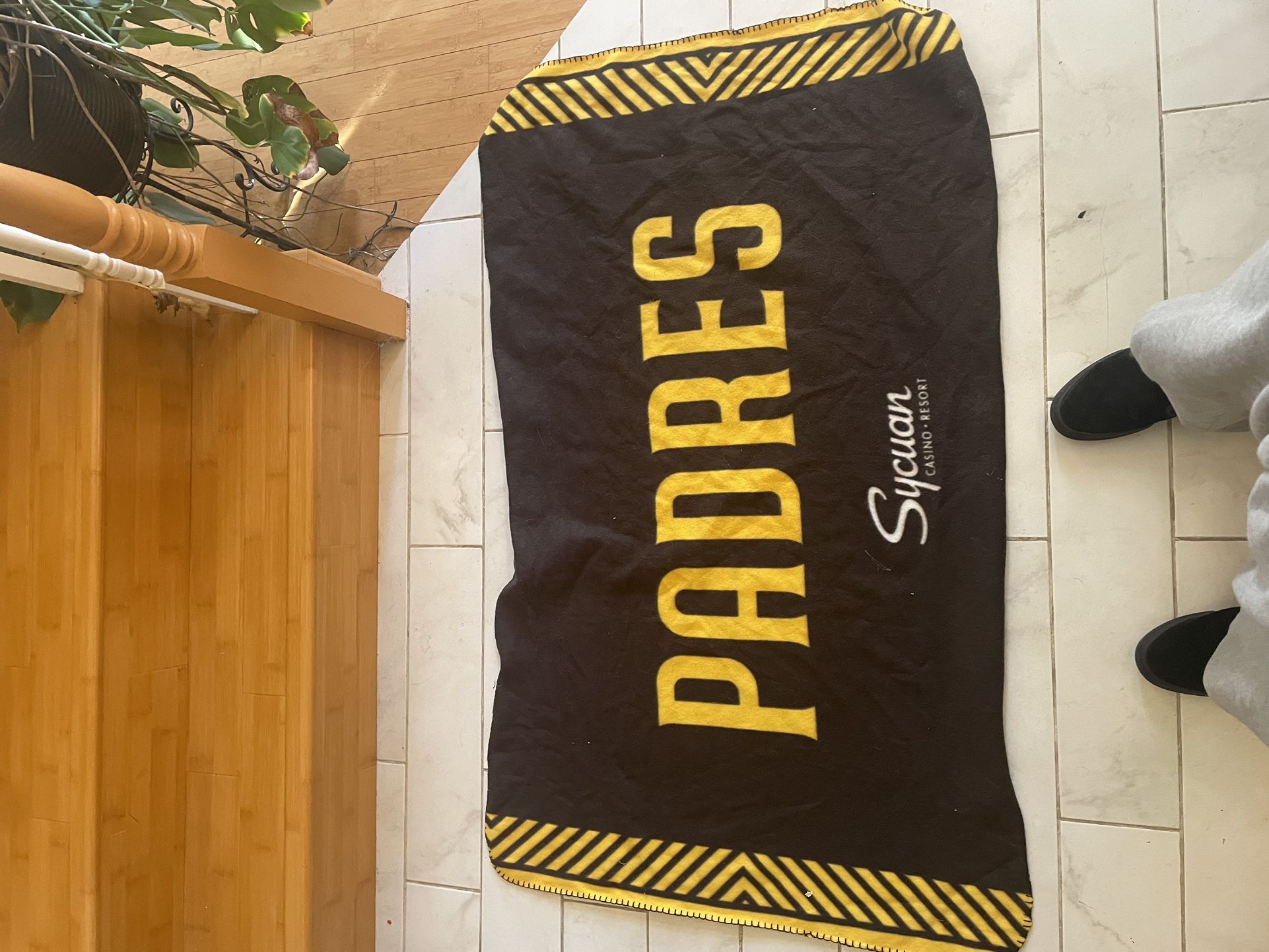 Padres Game Blanket