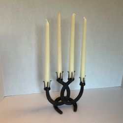 Horseshoe Candle Holder