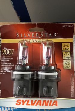 Silver Star Headlight Bulbs (9007)