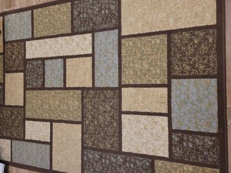Geometric Block Area Rug