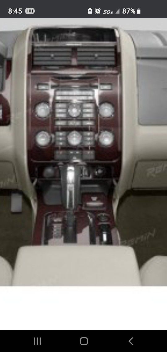 Interior Wood / chrome Dash Kit 2008 And Up  Ford Escape ,Mazda Tribute,mercury Mariner 