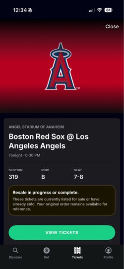 Angels Red Sox July 5th