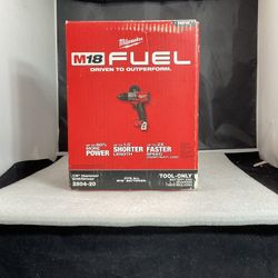 New Milwaukee 2804-20 M18 FUEL 1/2" Hammer Drill/Driver (Tool Only)