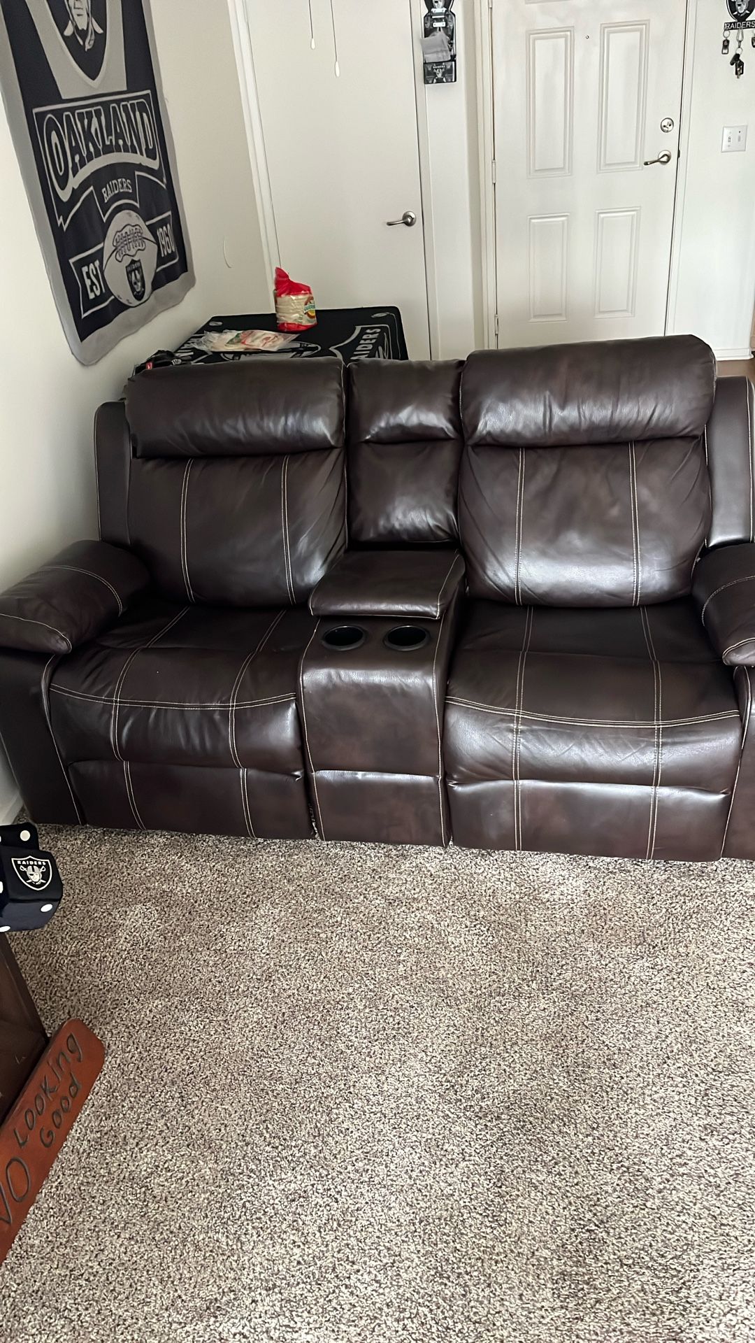 Double Recliner Brown