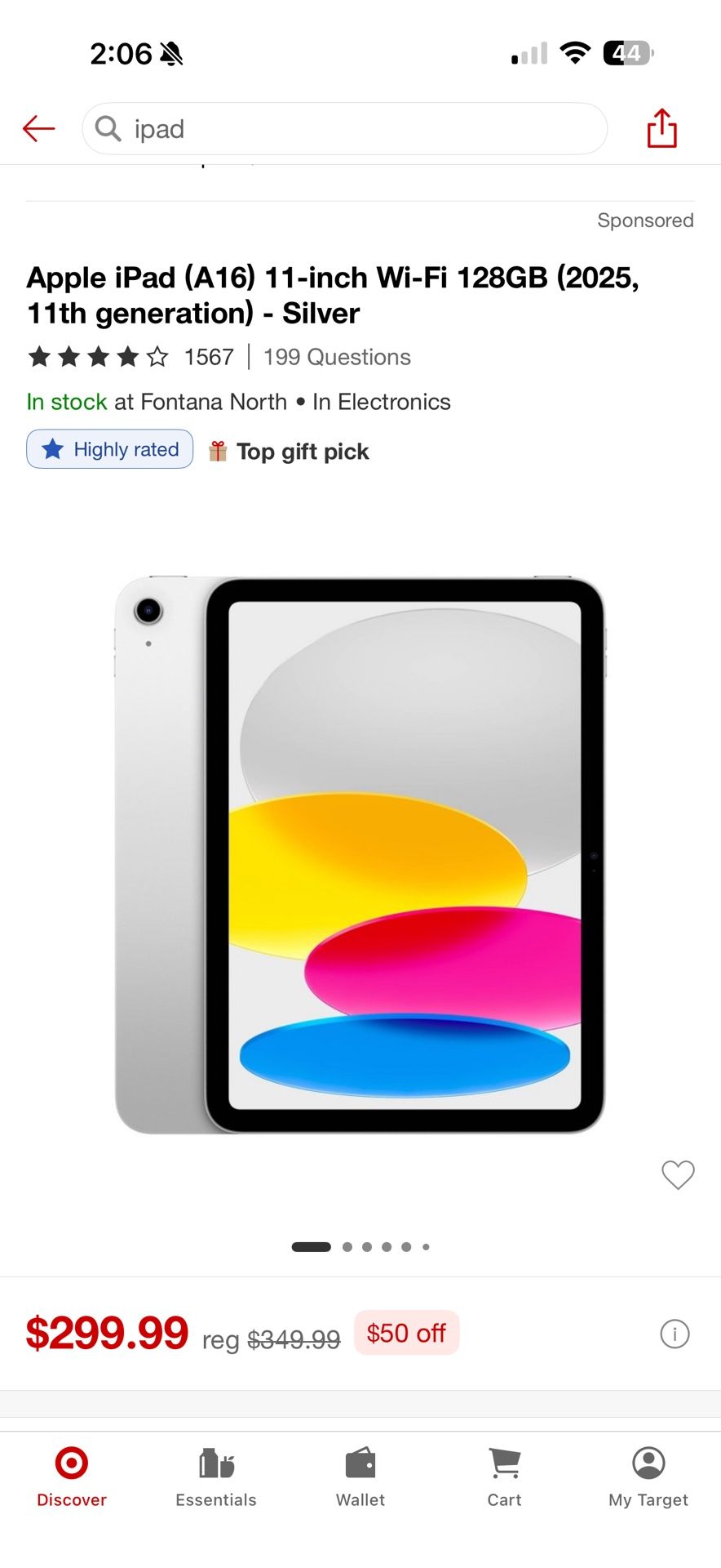 Brand New iPad 11” (11th Gen, 2025) – 128GB Wi-Fi – SEALED