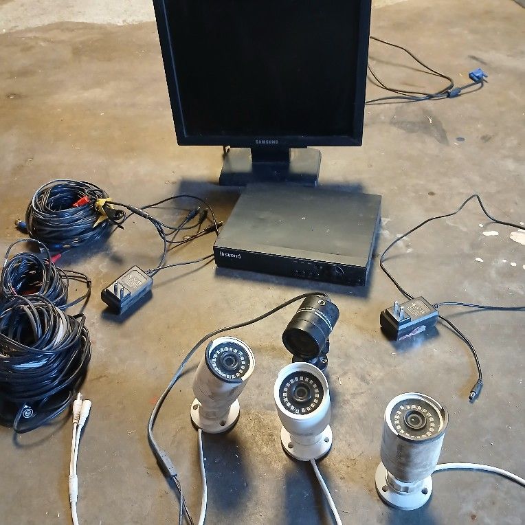 Full 10 Channle Recording Security System With Samsung monitor 